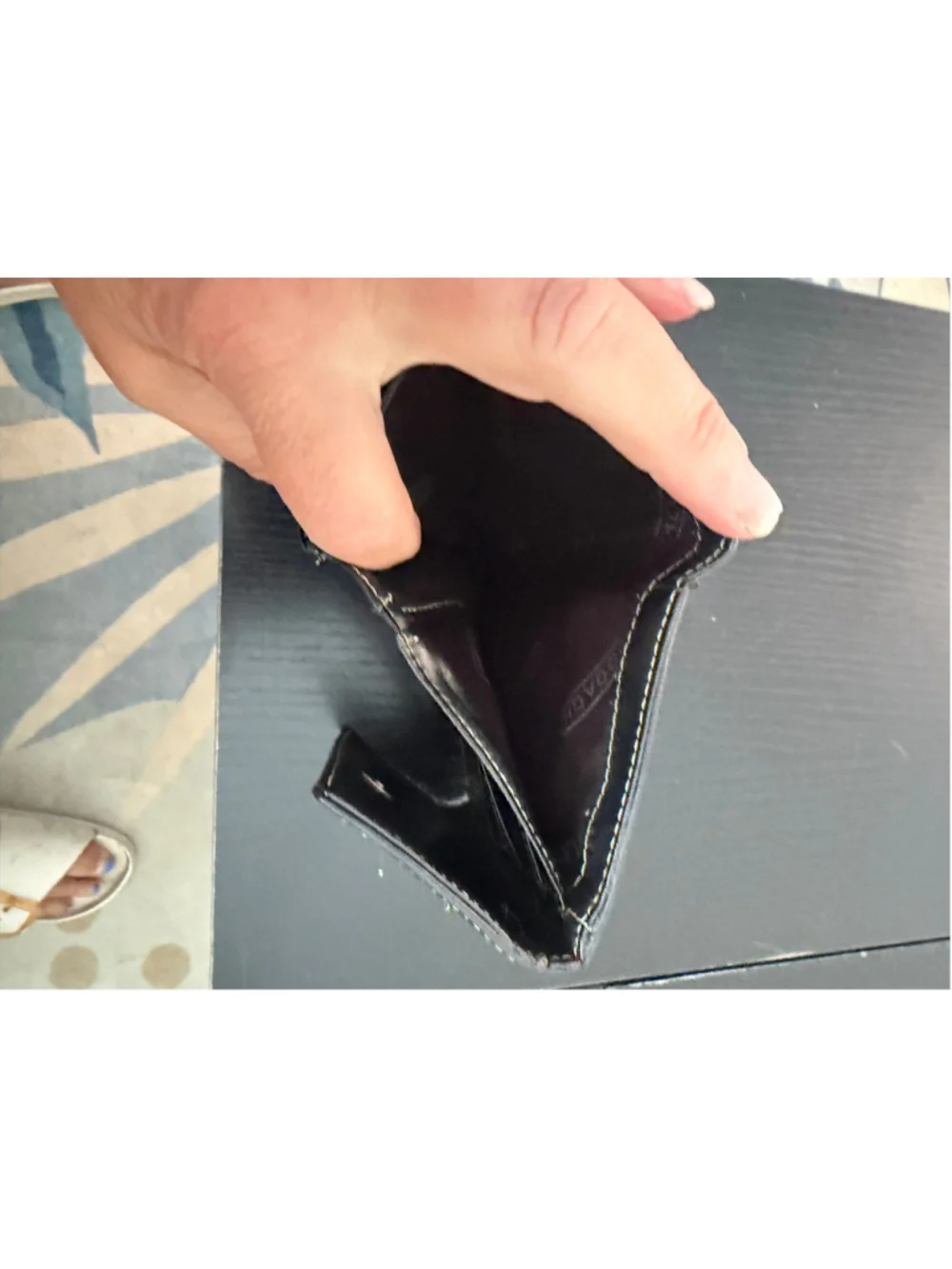 Women's Coach Black Wallet One Size